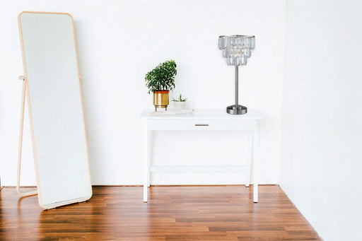 27.5'H CONTEMPORARY CRYSTAL SHADE TABLE LAMP(1PC/CTN) (1.01/9.25) Default -DTYStore