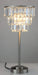 27.5'H CONTEMPORARY CRYSTAL SHADE TABLE LAMP(1PC/CTN) (1.01/9.25) Default -DTYStore
