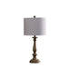 27.5' In Coastal Wood Effect Polyresin Table Lamp Default -DTYStore
