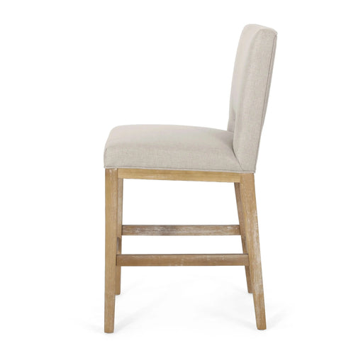 27 Inch Counter Stools, Set of 2,Fabric Default -DTYStore