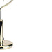 27' Tall Metal Table Lamp with Gold finish, Crystal Chandelier Design Default -DTYStore
