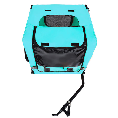 Pet Bike Trailer Dog Cart for Bicycle,Suitable for Small and Medium Pets, Easy Folding Cart Frame, Quick Release Wheel, Non-Slip Floor, Internal Leash - Image 13