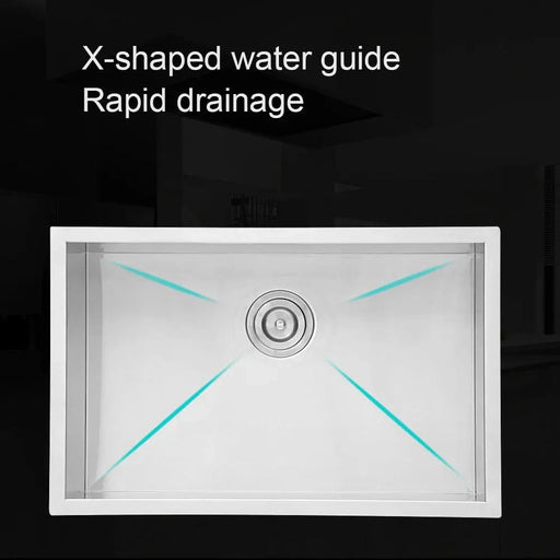 28 Inch Undermount Sink - 28' x 18' x 9' Undermount Stainless Steel Kitchen Sink 16 Gauge 9 Inch Deep Single Bowl Kitchen Sink Basin, Includes Drain Assembly (No Additional Accessories) Default -DTYStore