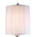 28' Tall Polyresin Table Lamp 'Just Dazzle' with Silver finish, White Shade Default -DTYStore
