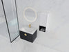 28' Wall-Mounted Bathroom Vanity With Ceramic Sink and Side Cabinet, Soft Close Doors, 00212WHK-06328BCT Combination Cabinet(KD-Packing) Default -DTYStore