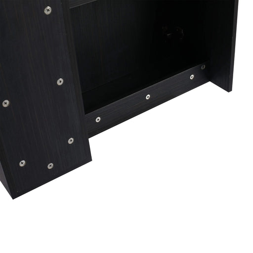 28'' Wall-Mounted Bathroom Vanity with White Ceramic Sink & Soft-Close Door, KD-Packing Default -DTYStore