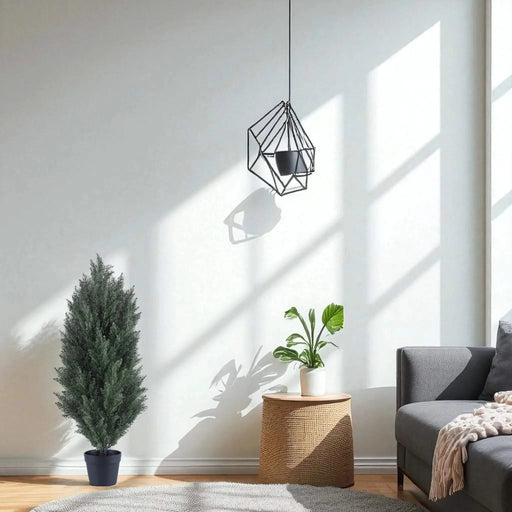 2.95FT artificial green pine tree, realistic plastic simulation plant, suitable for indoor and outdoor decoration 2pcs/set Default -DTYStore