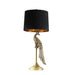 29' In Modern Elegance Golden Peacock On A Pedestal Polyresin Table Lamp Default -DTYStore