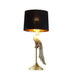 29' In Modern Elegance Golden Peacock On A Pedestal Polyresin Table Lamp Default -DTYStore