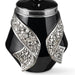 14" Tall Polyresin Decorative Jewelry Box "Stellaire", Black and Silver finish - DTYStore