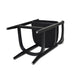 Americana Mid-Century Modern 26' Cane Back Counter Stool, Jet Black Woven - DTYStore