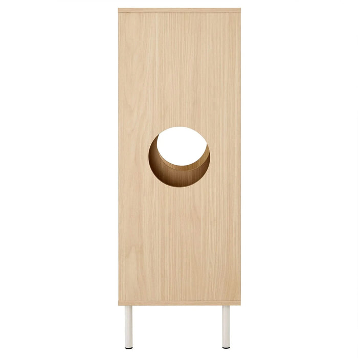 2 IN 1 Modern Cat Tree Bookshelf with Storage, Wood Bookcase with Litter Box Enclosure, Cat Climbing Shelves with Hidden Storage Default -DTYStore