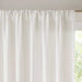 2 PCS 52x108' Rod Pocket with Back Tab Privacy Curtain Pair White Default -DTYStore