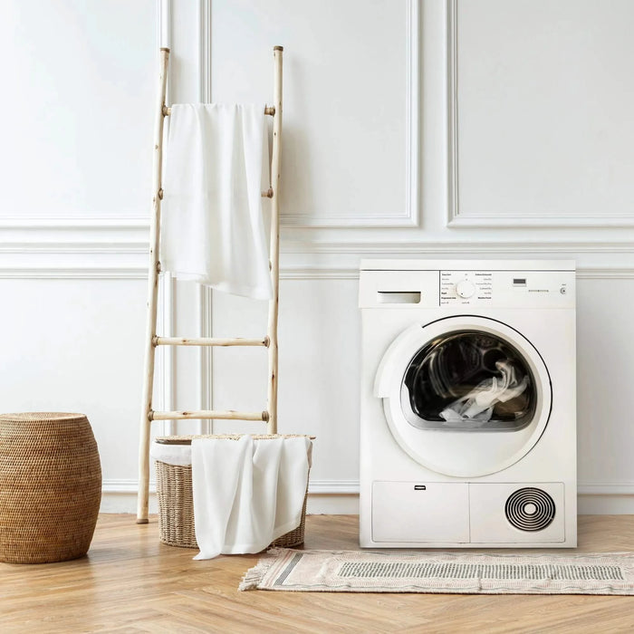 2 PCS 52x120' Rod Pocket with Back Tab Privacy Curtain Pair White Default -DTYStore