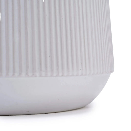 2 Pieces Ceramic Flowerpot, Modern Planter for Patio, Garden or Windowsills - Gloss White Default -DTYStore