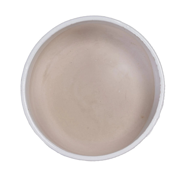 2 Pieces Ceramic Flowerpot, Modern Planter for Patio, Garden or Windowsills - Gloss White Default -DTYStore