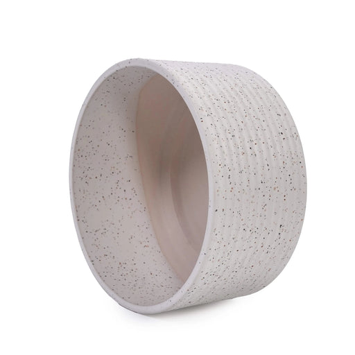 2 Pieces Ceramic Flowerpot, Modern Planter for Patio, Garden or Windowsills - Milk White Default -DTYStore