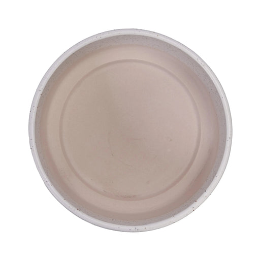 2 Pieces Ceramic Flowerpot, Modern Planter for Patio, Garden or Windowsills - Milk White Default -DTYStore