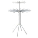 Four-Legged Clothes Drying Rack, Foldable and Portable Drying Rack, Suitable for Indoor, Outdoor, Poolside, Camping, Made of Aluminum Alloy Material, Double-Tier, White, Thanksgiving, Black Friday - DTYStore