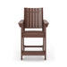Brown Modern Counter Chair – Sleek HDPE Poly Lumber for Dining, Patio, and Garden Comfort - DTYStore