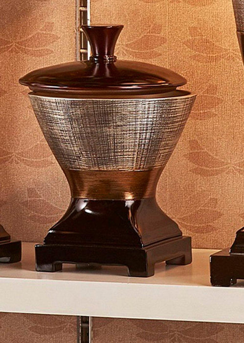 10" Tall Polyresin Decorative Jewelry Box "Naomi", Egyptian Design