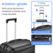 Luggage 4 Piece Sets(14/20/24/28), Hard Shell Lightweight TSA Lock Carry on Expandable Suitcase with Spinner Wheels Travel Set for Men Women - DTYStore