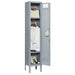 1 Door 66"H Metal Lockers With Lock for Employees,Storage Locker Cabinet for Home Gym Office School Garage,Gray - DTYStore