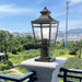 Large Outdoor Post Lights Lamp Post Light Fixture, 18inch Waterproof Aluminum Post Lamp with Clear Glass, Fence Post Deck Lighting for Garden, Patio, Pathway - DTYStore