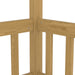 Twin Size Canopy Bed Frame with Guardrails for Kids,Floor Bed Twin with Four Poster Design,Kids Montessori Floor Bed,Wood Canopy Bed Frame for Girls,Boys(Twin,Natural) - DTYStore