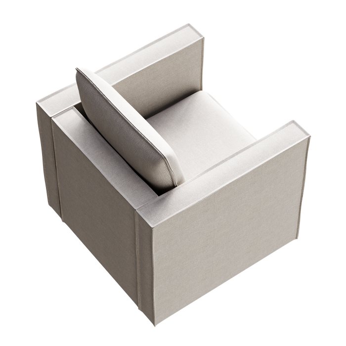 Decorative chairs, comfortable single sofa chairs in beige, soft and breathable seat cushions, soft cushioned armchairs, modern and comfortable sofa chairs in bedrooms/corners/reading rooms