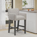 Upholstered 26 inch Counter Stool - Light Gray/Gray - DTYStore