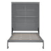 Full Size Murphy Bed Wall Bed with Shelves,Gray - DTYStore