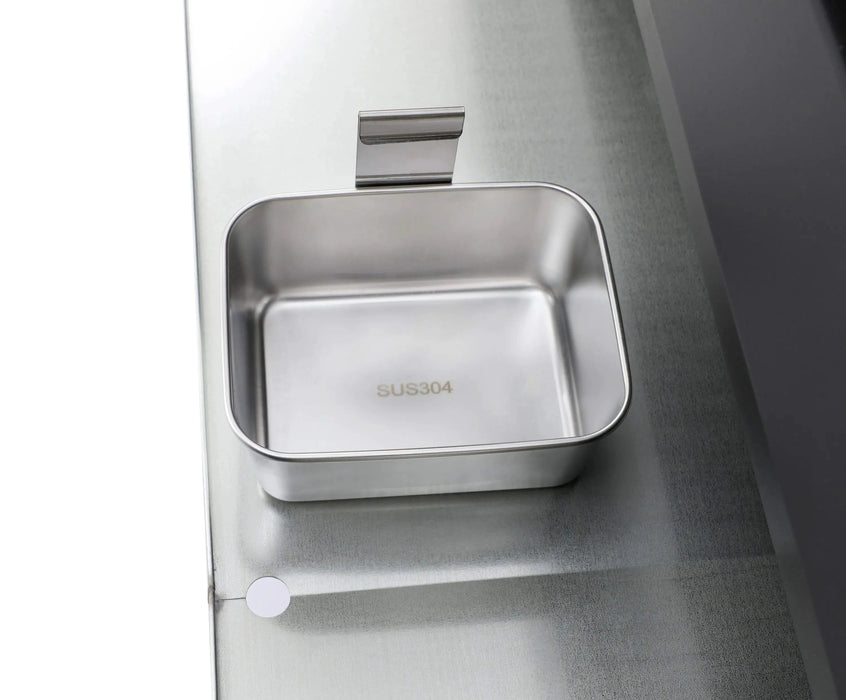 3-Burner Propane Gas BBQ Grill, 25650BTU Output With Wire Enamel Cooking Grids For Outdoor Barbecue, Foldable Side Table, Stainless Steel Default -DTYStore