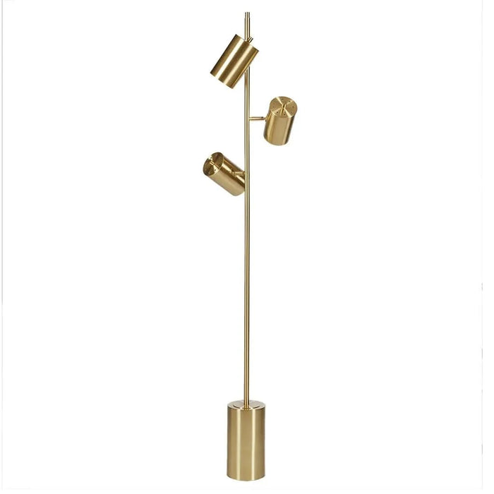 3-Light Metal Floor Lamp Default -DTYStore