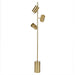 3-Light Metal Floor Lamp Default -DTYStore