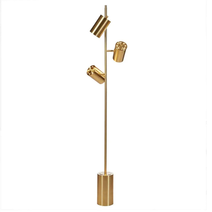 3-Light Metal Floor Lamp Default -DTYStore