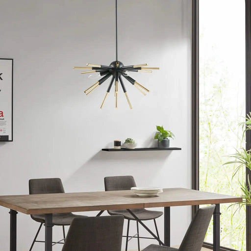 3-Light Spiked Chandelier Default -DTYStore
