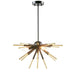 3-Light Spiked Chandelier Default -DTYStore
