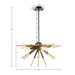 3-Light Spiked Chandelier Default -DTYStore