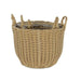3-Pack Catleza Wicker Multi-purposes Basket with handler - Planter basket Espresso -DTYStore