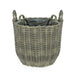 3-Pack Catleza Wicker Multi-purposes Basket with handler - Planter basket Espresso -DTYStore