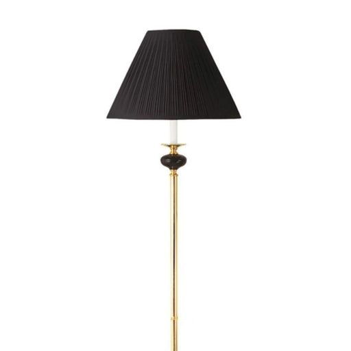 3-Piece Ceramic Lamp Set, Floor and Table Lamps, Black finish Default -DTYStore