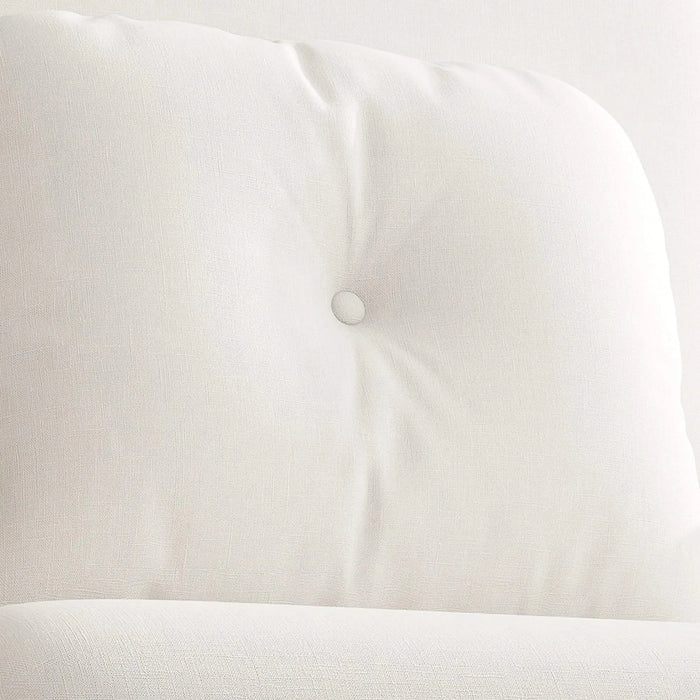 3-in-1 Convertible Folding Sofa Bed with Adjustable Backrest and Pillow, White, Grass Cloth Default -DTYStore