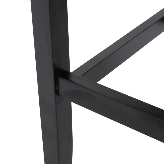 30-inch Fabric Barstool with Solid Wood Frame (Set of 2) Default -DTYStore