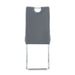 Modern Dining Chairs Set of 4, Side Dining Room/Kitchen Chairs, Faux Leather Upholstered Seat and Metal Legs Side Chairs, Grey - DTYStore