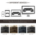 116*86'' Modular Sectional Sofa,Reversible U Shaped Chenille Couch Set,Free Combination,Minimalist Style Indoor Furniture,Oversized 8 Seat Convertible Sofa for Living Room,Apartment,2 Colors - DTYStore