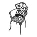 (Cushions In Random Colors)5-Piece Set Of Cast Aluminum Patio Furniture With Cushions - DTYStore