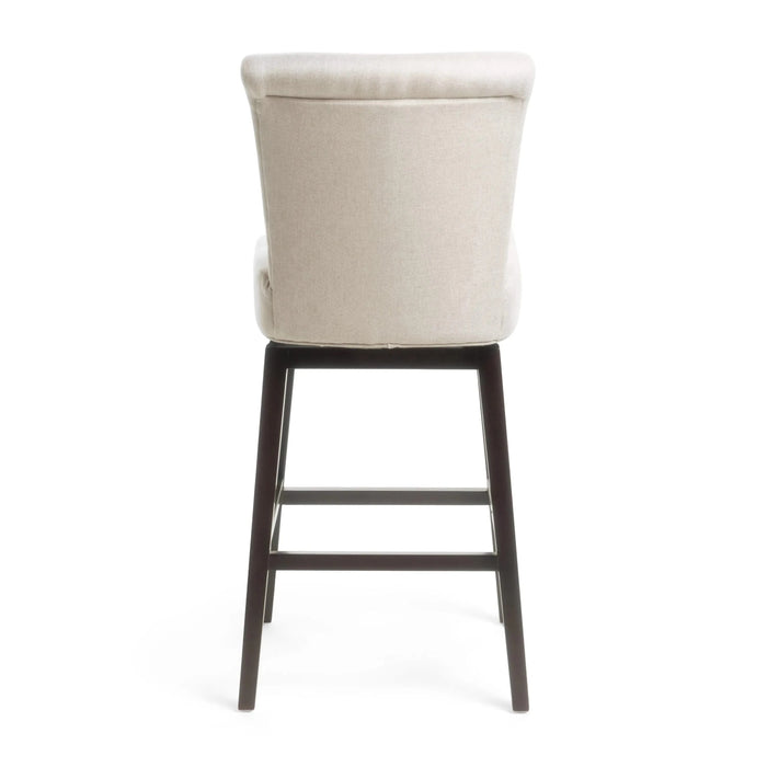 30.75 Inch Swivel Height Bar Stools, wood Frame,fabric Sponge cushion and Upholstered Barstools,Simple style bar chair Bar Chairs for Kitchen Island,Bedroom,Dining Room. Default -DTYStore