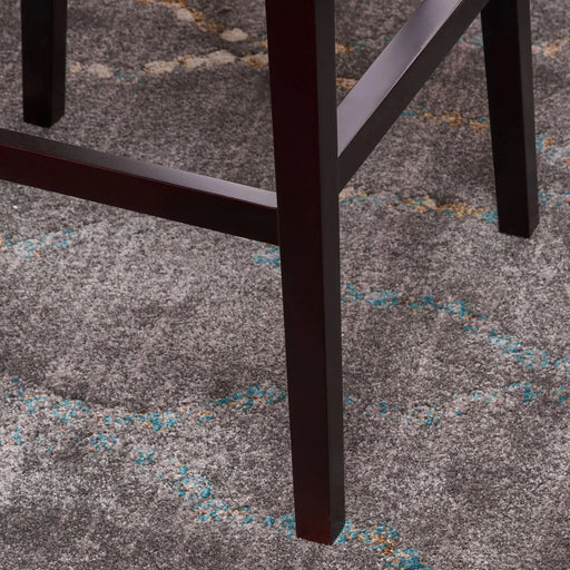 30.75 Inch Swivel Height Bar Stools, wood Frame,fabric Sponge cushion and Upholstered Barstools,Simple style bar chair Bar Chairs for Kitchen Island,Bedroom,Dining Room. Default -DTYStore