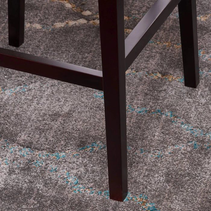 30.75 Inch Swivel Height Bar Stools, wood Frame,fabric Sponge cushion and Upholstered Barstools,Simple style bar chair Bar Chairs for Kitchen Island,Bedroom,Dining Room. Default -DTYStore